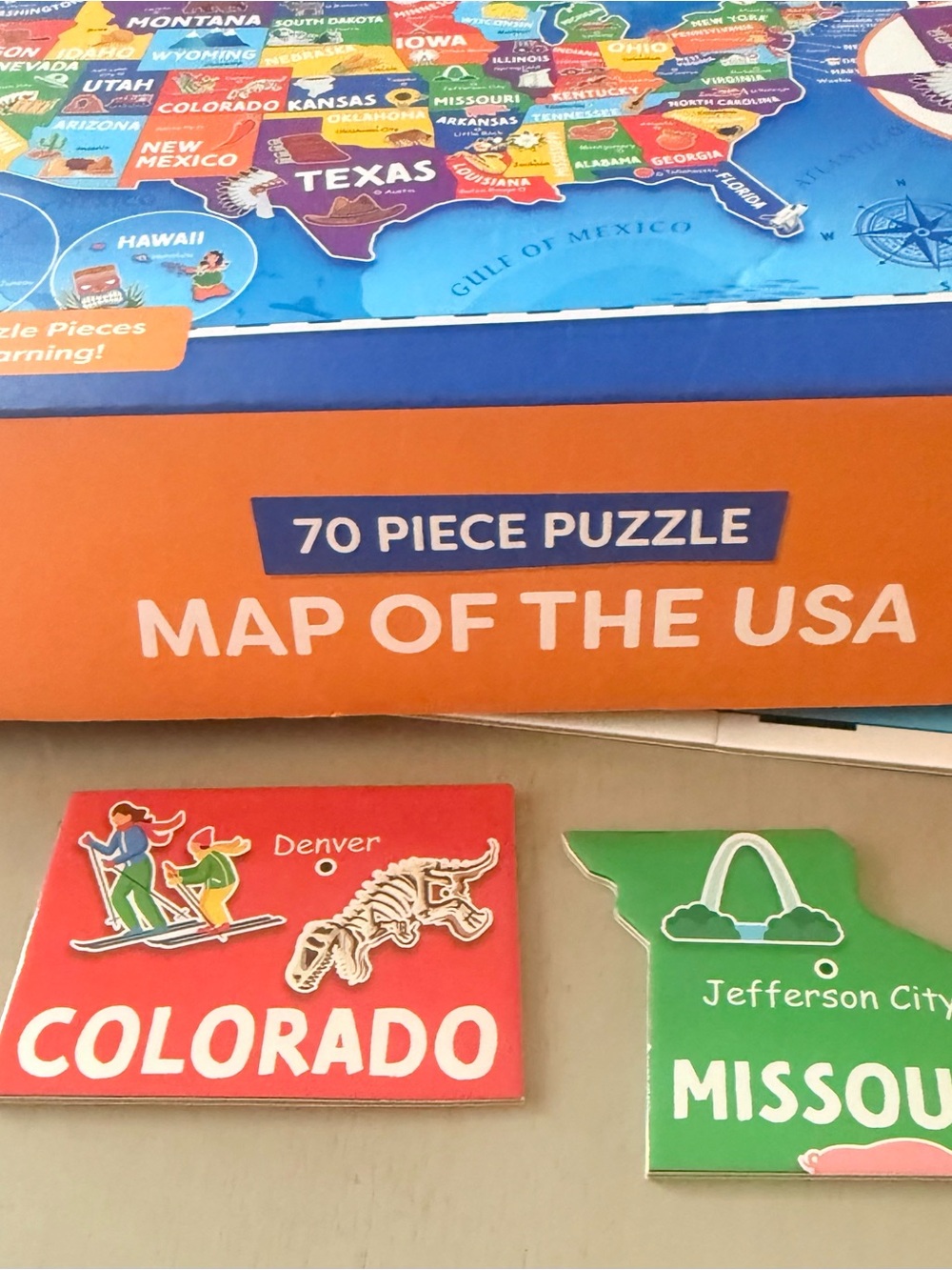 Educational US puzzle
Geography Awareness
Complete